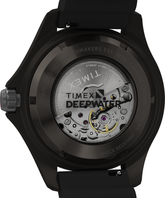 TW2W21100 Deepwater Tiburón Automatic 43mm Synthetic Rubber Strap Watch Caseback Image