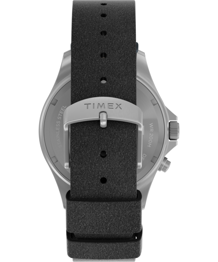 Expedition Slack Tide 41mm Waxed Leather Strap Watch TW2W21900 Timex EU