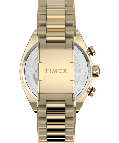 TW2W22100 Timex Legacy Tonneau Chronograph 42mm Stainless Steel Bracelet Watch Strap Image