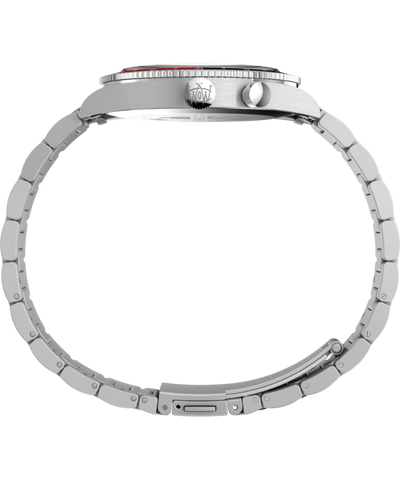 TW2W22700 Waterbury Traditional GMT 39mm Stainless Steel Bracelet Watch Profile Image