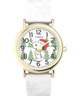 TW2W24100 Timex Weekender x Peanuts Holiday 38mm Leather Strap Watch Primary Image