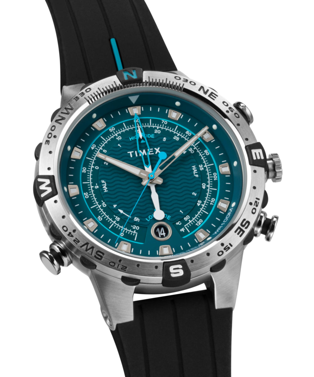 Expedition Tide-Temp-Compass 45mm Silicone Strap Watch - TW2W24200