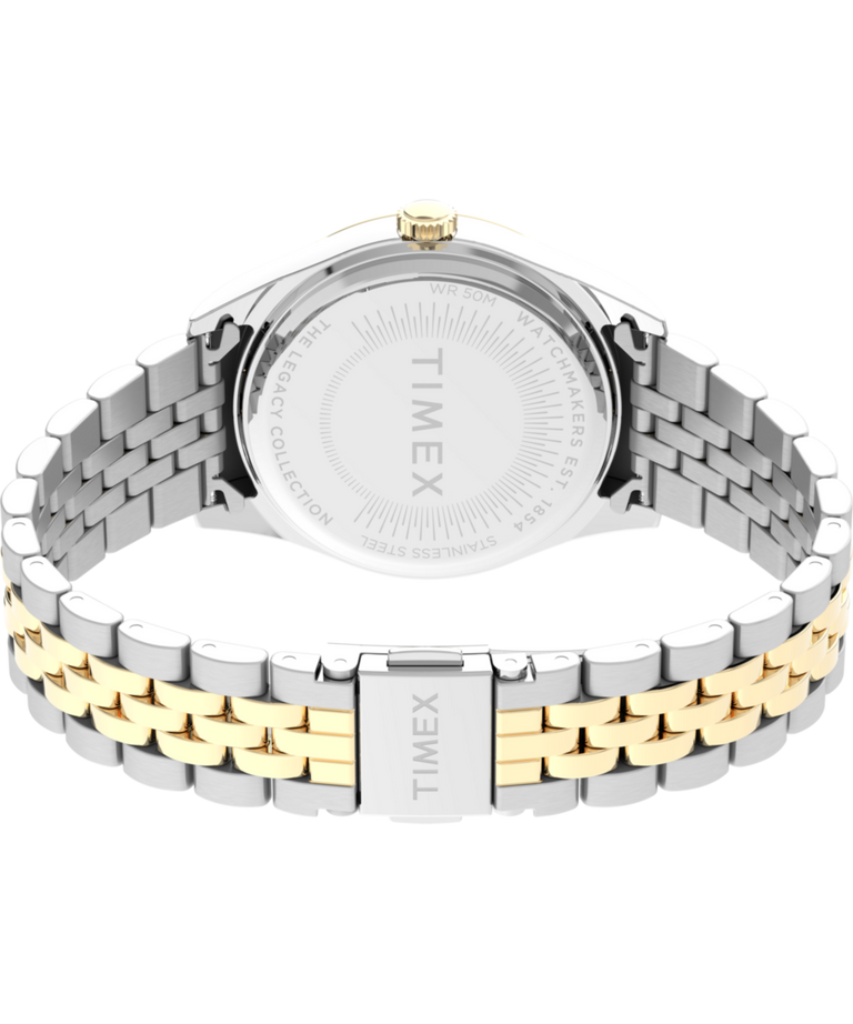 TW2W32100 Timex Legacy 36mm Stainless Steel Bracelet Watch Caseback with Attachment Image