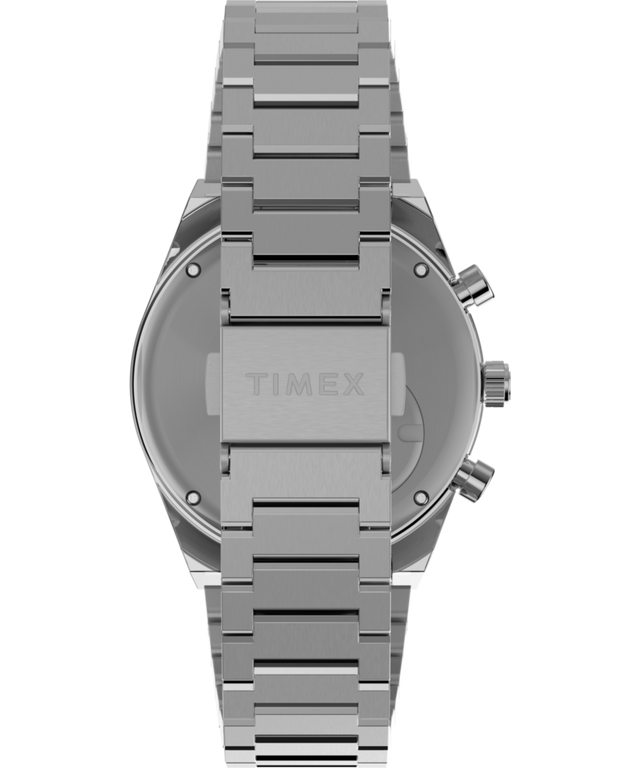 TW2W33700 Q Timex Falcon Eye Chronograph 40mm Stainless Steel Bracelet Watch Strap Image