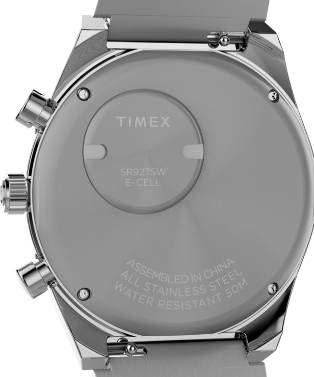Q Timex Falcon Eye Chronograph 40mm Stainless Steel Bracelet Watch Q Timex Falcon Eye Chronograph 40mm Stainless Steel Bracelet Watch