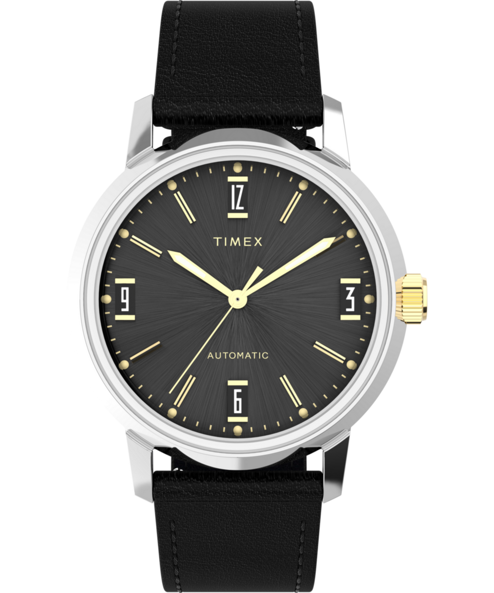 Marlin® Automatic 40mm Leather Strap Watch - TW2W33900
