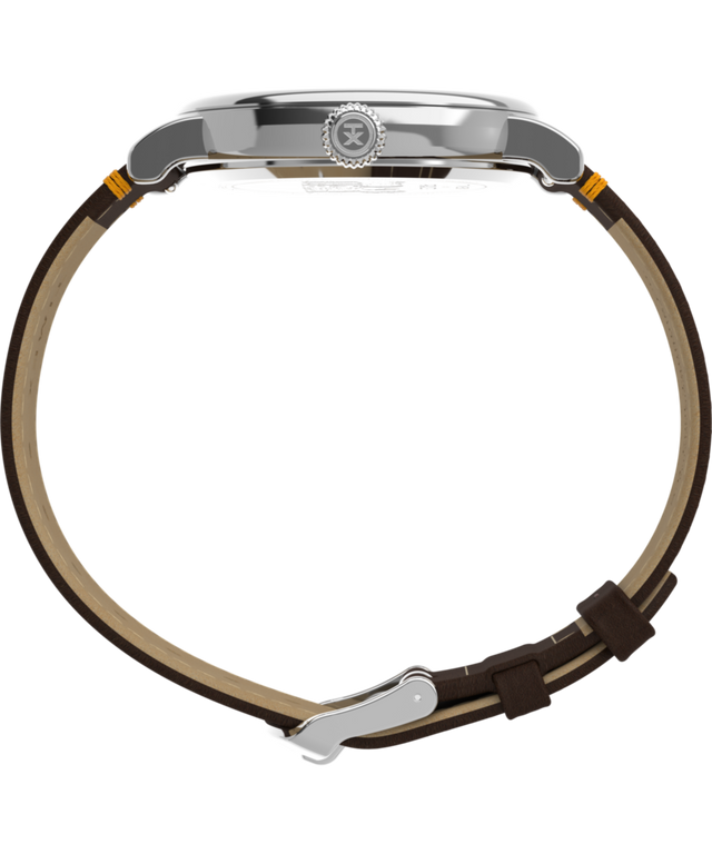 TW2W44300 Timex x Peanuts® Standard Thanksgiving 40mm Leather Strap Watch Profile Image