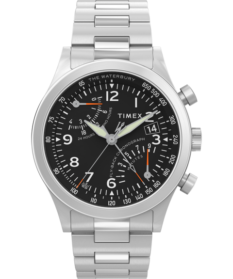 Waterbury Traditional Fly Back Chronograph 43mm Stainless Steel