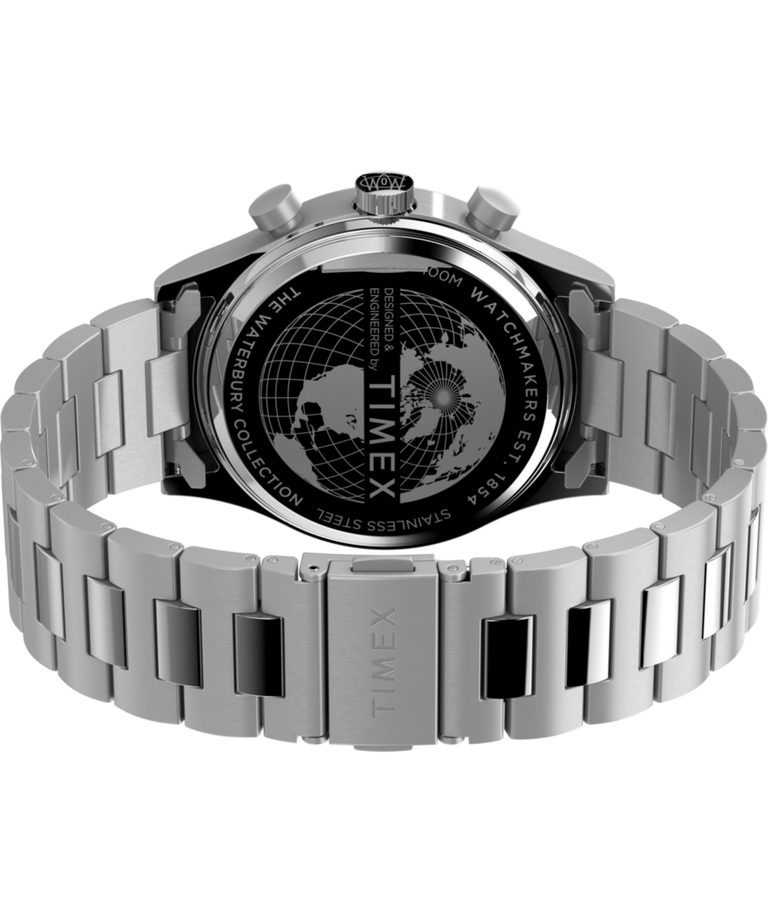 Waterbury Traditional Fly Back Chronograph 43mm Stainless Steel Waterbury Traditional Fly Back Chronograph 43mm Stainless Steel