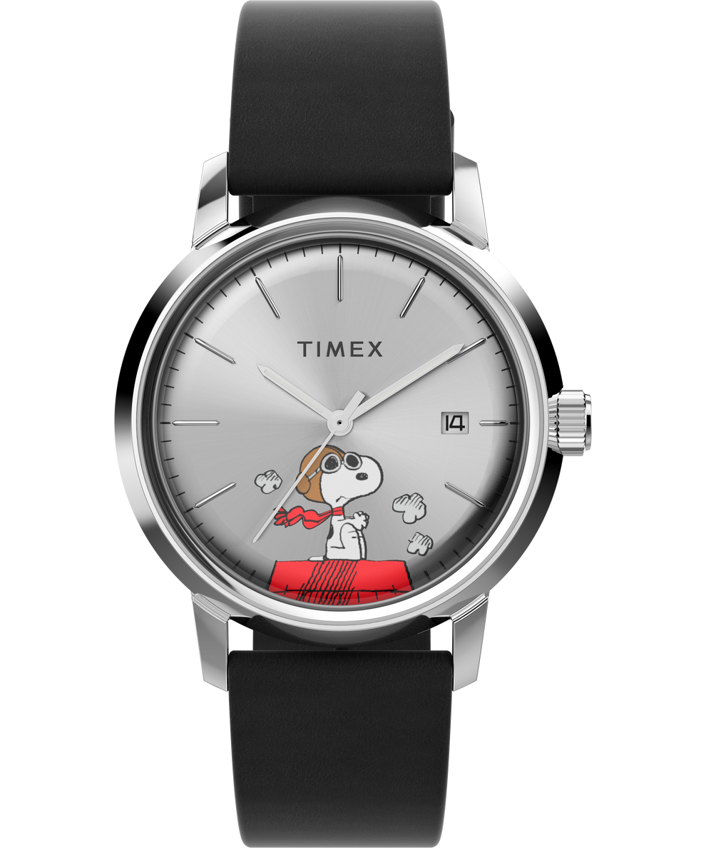 Timex Marlin Automatic x Peanuts Snoopy Flying Ace 40mm Leather
