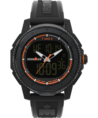 TW2W53600 TIMEX® IRONMAN® Adrenaline Ana-digi 46.5mm PU Strap Watch  Primary Image