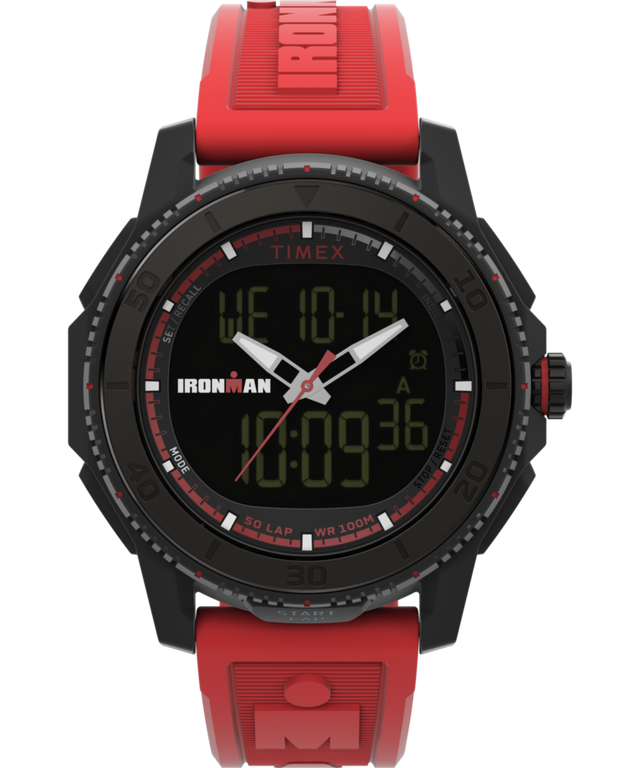 TIMEX® IRONMAN® Adrenaline Ana-digi 46.5mm PU Strap Watch