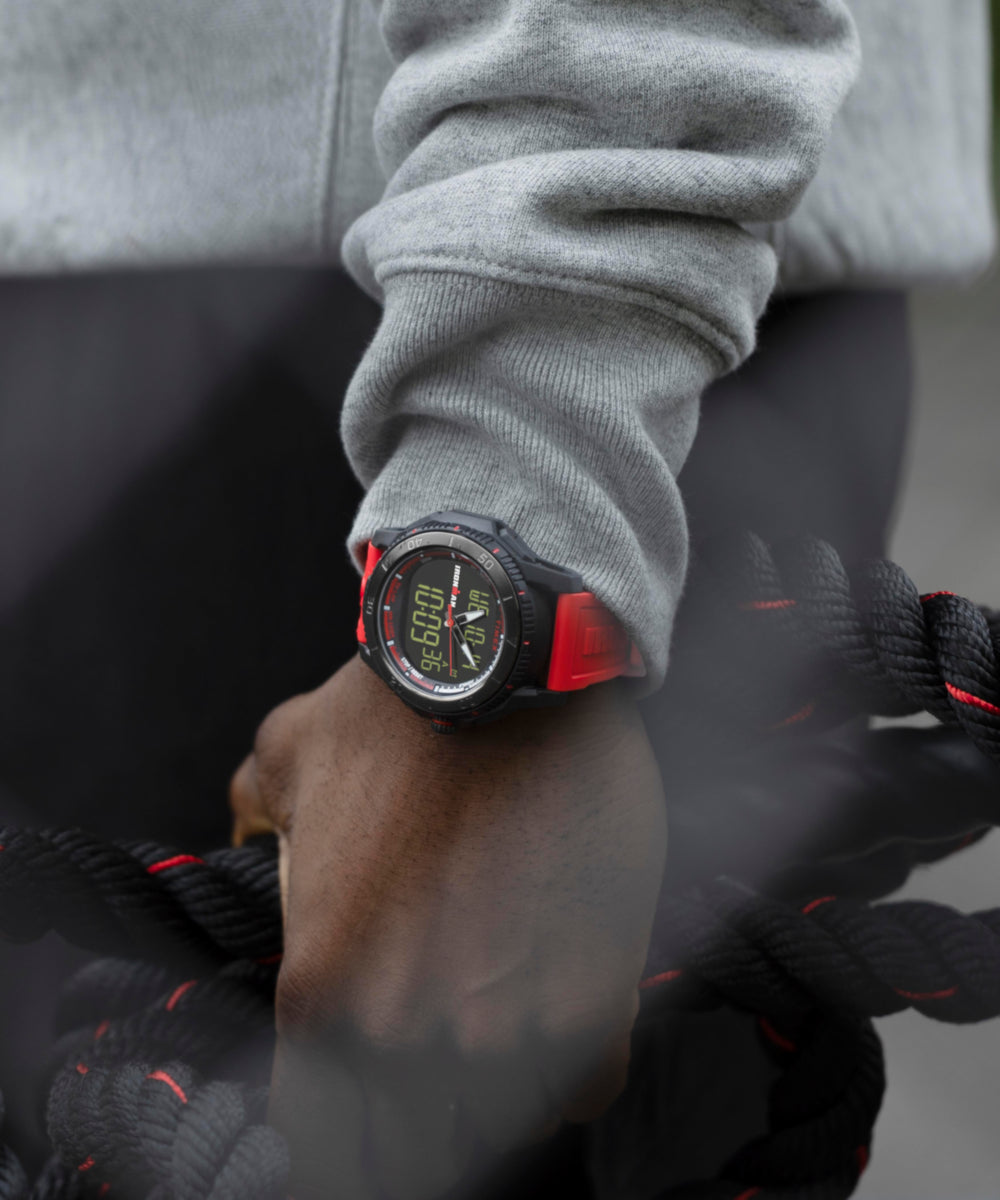 TIMEX® IRONMAN® Adrenaline Ana-digi 46.5mm PU Strap Watch