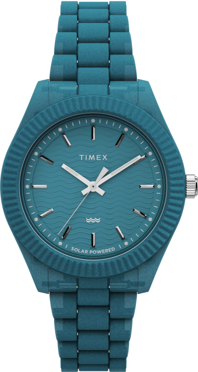 TW2W56400 Timex Legacy Ocean 37mm Recycled Plastic Bracelet Watch Primary Image