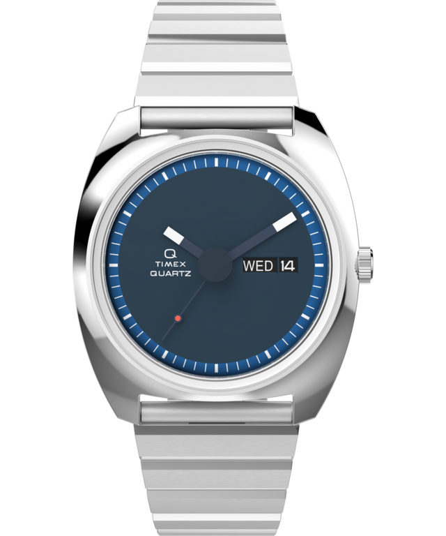 Q Timex 1975 Enigma Reissue 37mm Stainless Steel Bracelet Watch