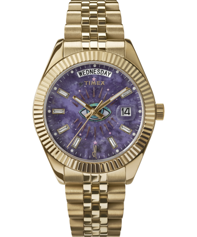TW2W63300 Timex x Jacquie Aiche 36mm Stainless Steel Bracelet Watch Primary Image