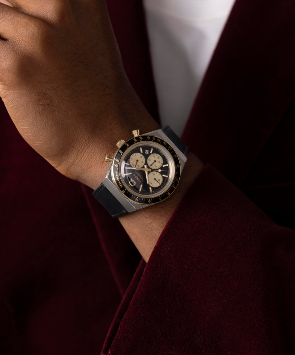 Q Timex® Chronograph 40mm Leather Strap Watch - TW2W64300 | Timex EU