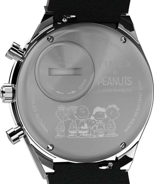 Q Timex Chronograph x Peanuts Snoopy 40mm Leather Strap Watch Q Timex Chronograph x Peanuts Snoopy 40mm Leather Strap Watch