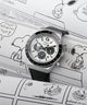 TW2W68900 Q Timex Chronograph x Peanuts Snoopy 40mm Leather Strap Watch   Campaign Key Silhouettes (Beauty shots) Image