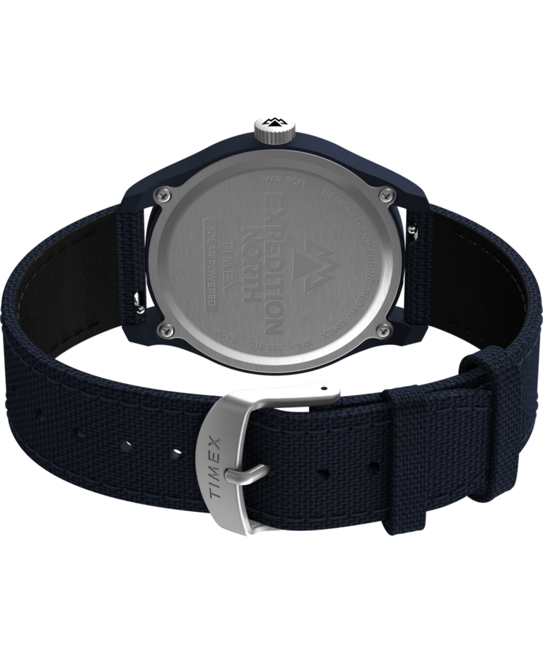 TW2W71200 Expedition Traprock Solar 40mm Eco-friendly Strap Watch   Caseback with Attachment Image