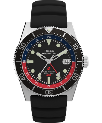 TW2W75000 Deepwater Reef 200 GMT 41mm Synthetic Rubber Strap Watch Primary Image
