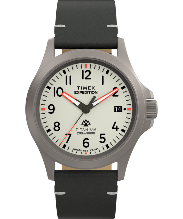 TW2W78200 Expedition Titanium 38mm Leather Strap Watch  Primary Image