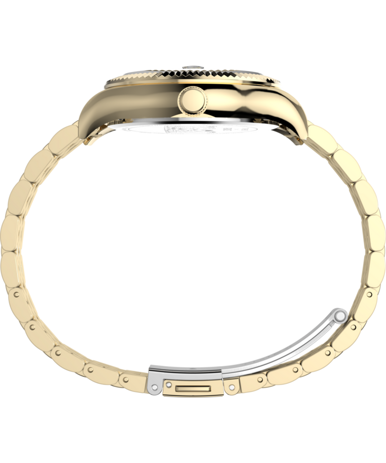 TW2W78700 Timex x Peanuts® Timex Legacy Roller Skating 34mm Stainless Steel Bracelet Watch   Profile Image