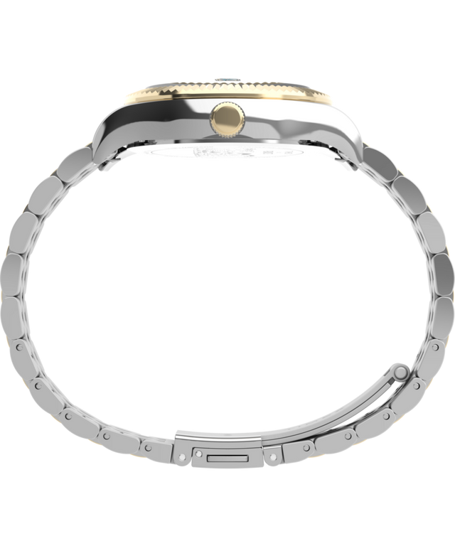 TW2W78800 Timex x Peanuts® Timex Legacy Bicycle 34mm Stainless Steel Bracelet Watch   Profile Image