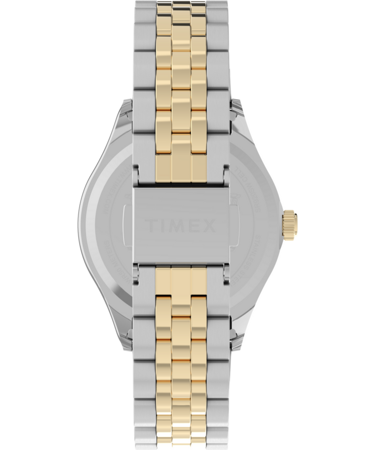 TW2W78800 Timex x Peanuts® Timex Legacy Bicycle 34mm Stainless Steel Bracelet Watch   Strap Image