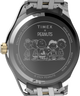 TW2W78800 Timex x Peanuts® Timex Legacy Bicycle 34mm Stainless Steel Bracelet Watch   Caseback Image