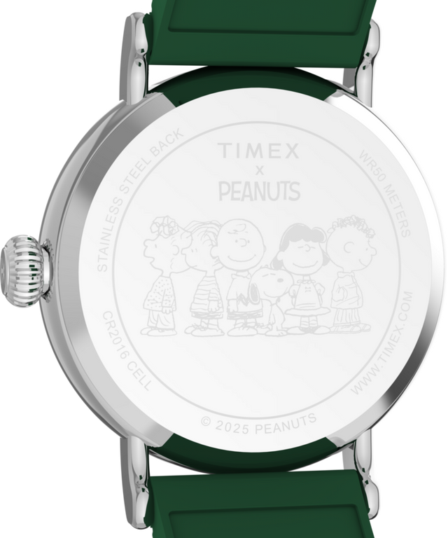 TW2W78900 Peanuts® x Timex Standard 40mm Synthetic Rubber Strap Watch  Caseback Image