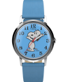 TW2W79400 Peanuts® x Timex Marlin® Hand-Wound Reissue 34mm Leather Strap Watch   Primary Image