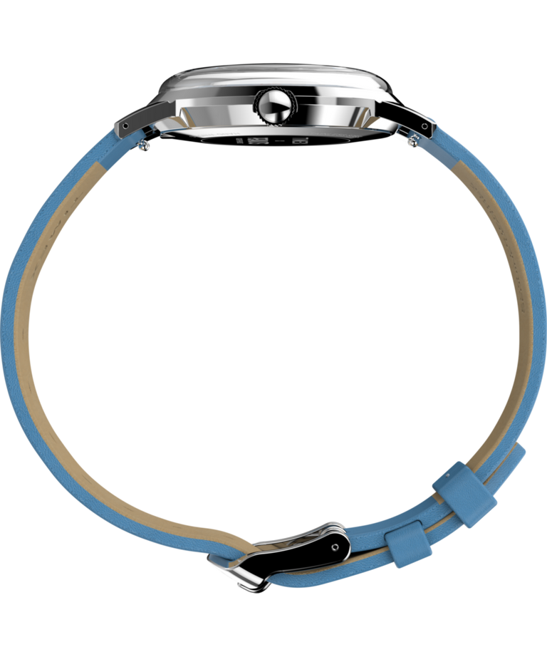 TW2W79400 Peanuts® x Timex Marlin® Hand-Wound Reissue 34mm Leather Strap Watch   Profile Image