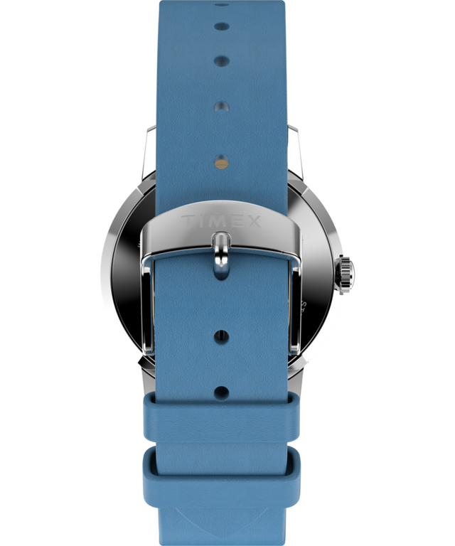 TW2W79400 Peanuts® x Timex Marlin® Hand-Wound Reissue 34mm Leather Strap Watch   Strap Image