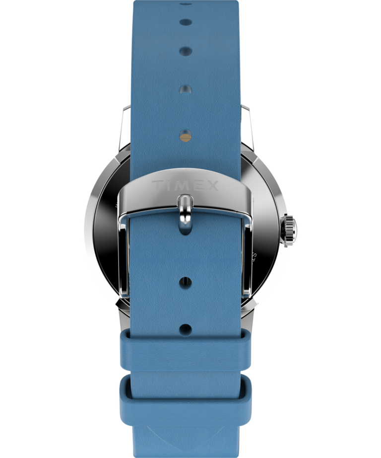 TW2W79400 Peanuts® x Timex Marlin® Hand-Wound Reissue 34mm Leather Strap Watch   Strap Image