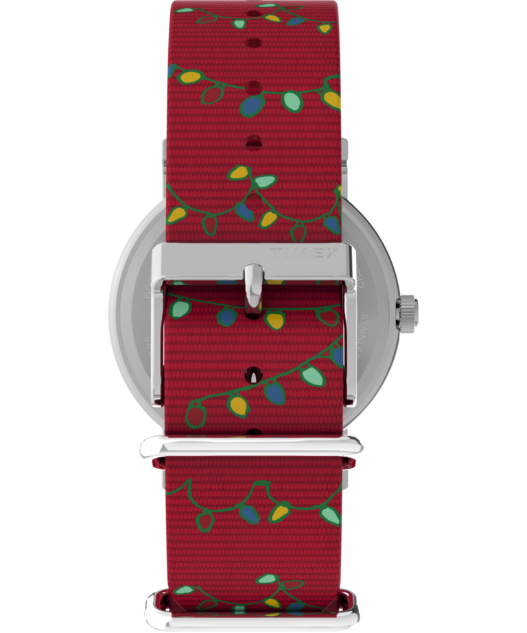 TW2W80800 Peanuts® x Timex Weekender Holiday 38mm Fabric Strap Watch Strap Image