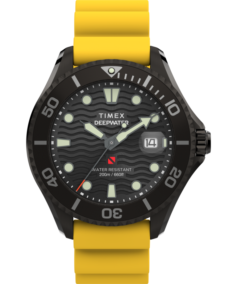 Deepwater Meridian 200 44mm Synthetic Rubber Strap Watch Deepwater Meridian 200 44mm Synthetic Rubber Strap Watch
