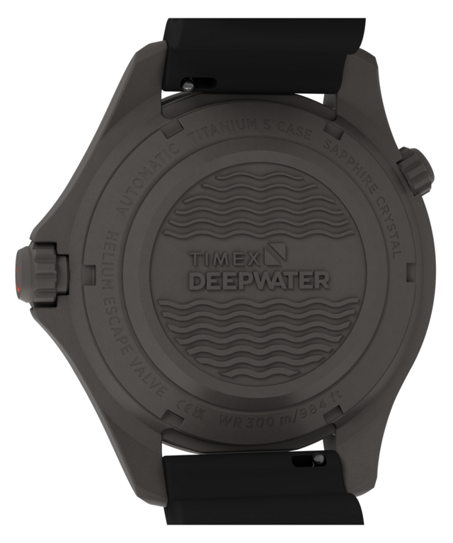 TW2W82100 Deepwater Meridian 300 Titanium HEV Automatic 44mm HNBR Synthetic Rubber Strap Watch Caseback Image
