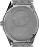 TW2W83300 Peanuts® x Q Timex® GMT 38mm Stainless Steel Bracelet Watch Caseback Image