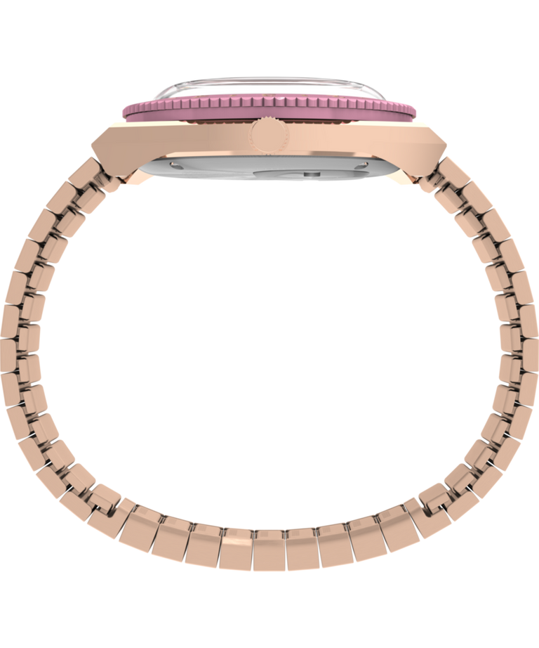 TW2W83800 Peanuts® Q Timex® In Bloom 36mm Stainless Steel Expansion Band Watch Profile Image