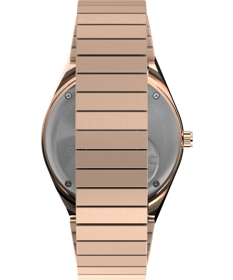 TW2W83800 Peanuts® Q Timex® In Bloom 36mm Stainless Steel Expansion Band Watch Strap Image