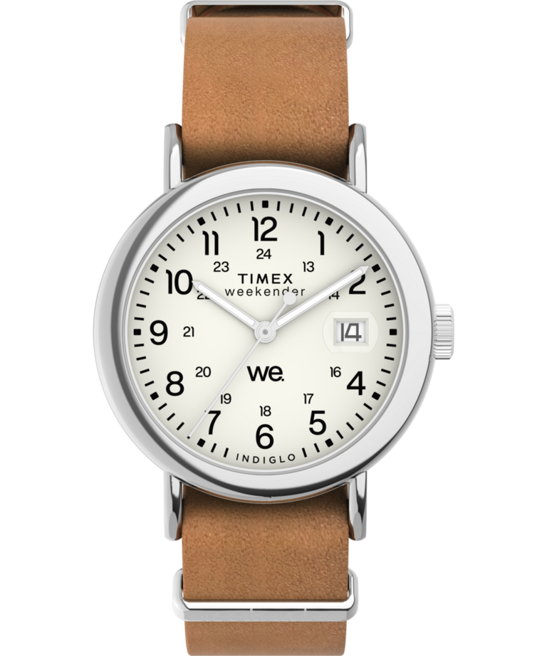 Weekender 37mm Leather Strap Watch - TW2W86500 | Timex EU Weekender 37mm Leather Strap Watch - TW2W86500 | Timex EU