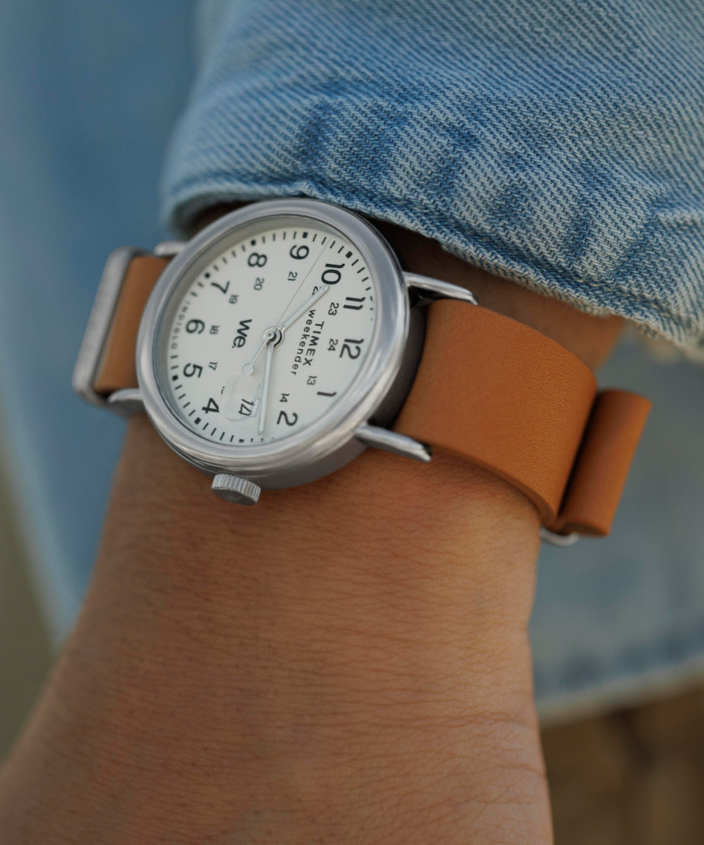 Weekender 37mm Leather Strap Watch - TW2W86500 | Timex EU
