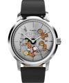 TW2W87200 Peanuts® x Timex Marlin® Automatic Space 40mm Leather Strap Watch Primary Image