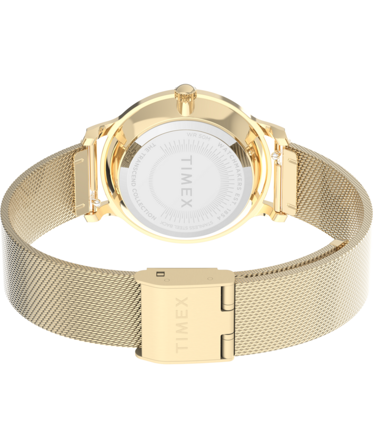 TW2W87300 Transcend 31mm Stainless Steel Mesh Band Watch Caseback with Attachment Image