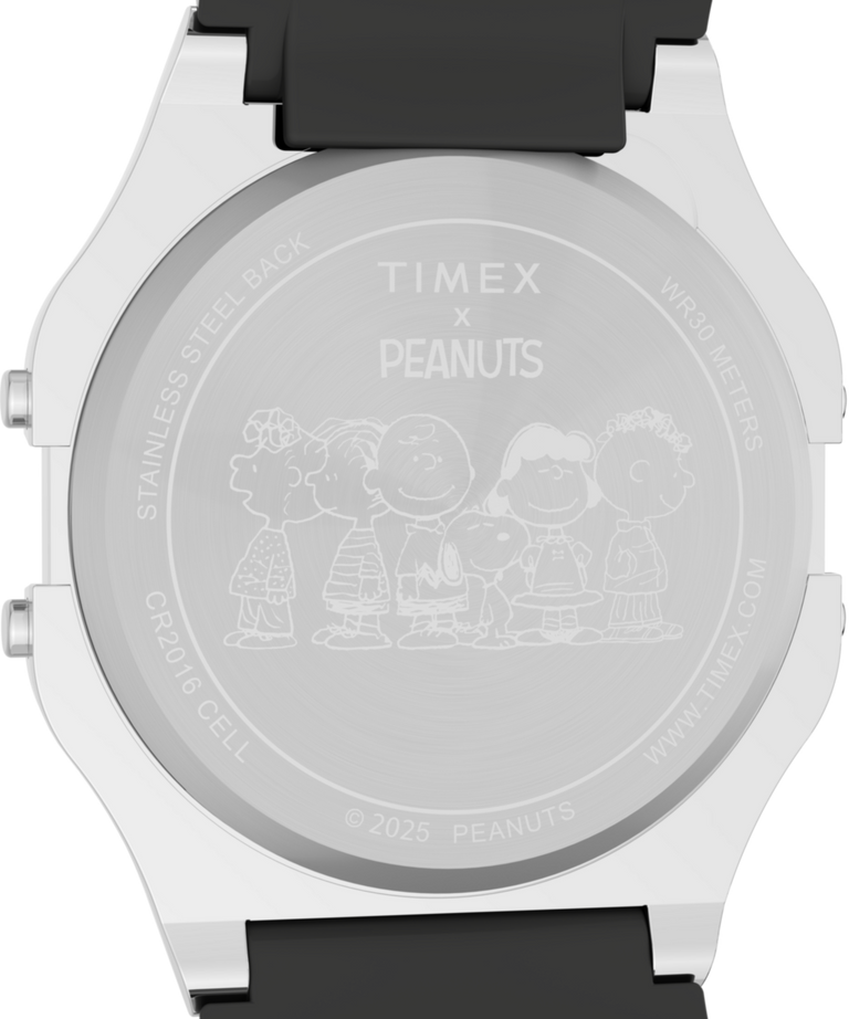 TW2W90100 Peanuts® x Timex T80 Peanuts Space 34mm Resin Strap Watch Caseback Image