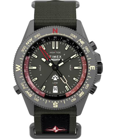 TW2W91100 Expedition Tide-Temp-Compass 43mm Fabric Strap Watch Primary Image