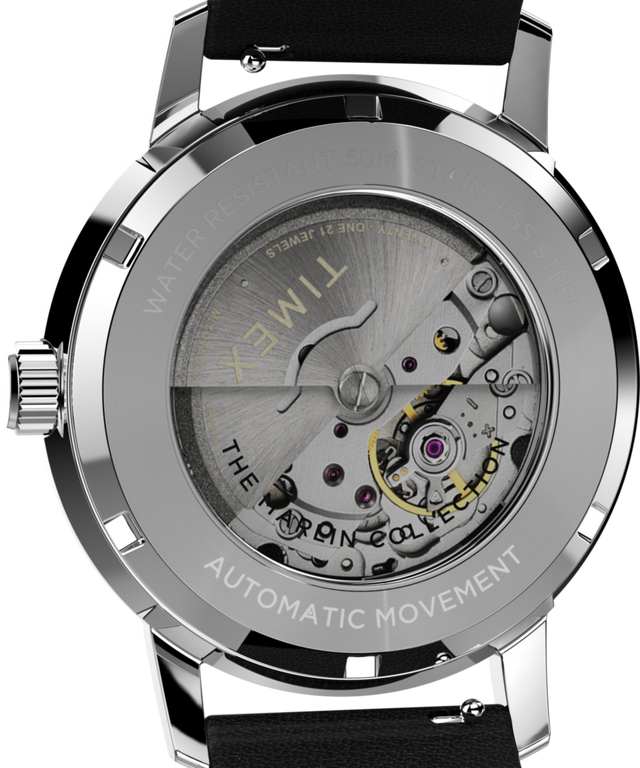 Marlin® Automatic 40mm Leather Strap Watch TW2W93100 Timex EU