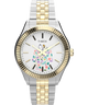 TW2W95100 Peanuts® x Timex Legacy In Bloom 34mm Stainless Steel Bracelet Watch Primary Image