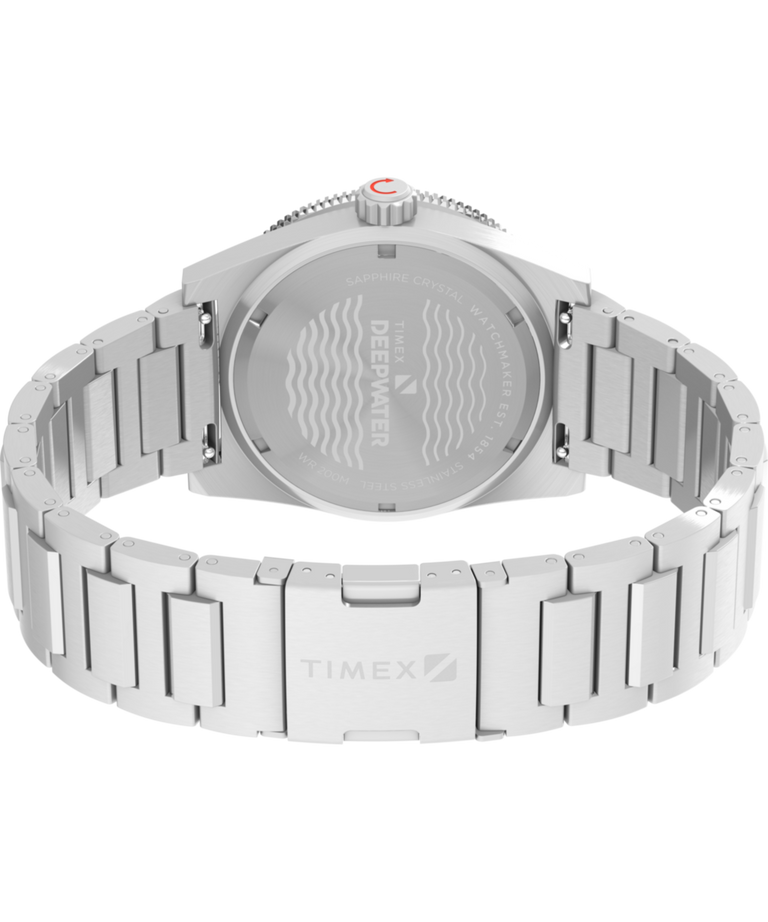 TW2W95200 Deepwater Reef 200 41mm Stainless Steel Bracelet Watch  Caseback with Attachment Image
